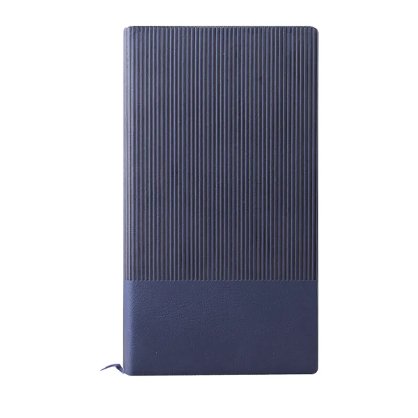 A6 Stylish PU Leather Notebook, Blue