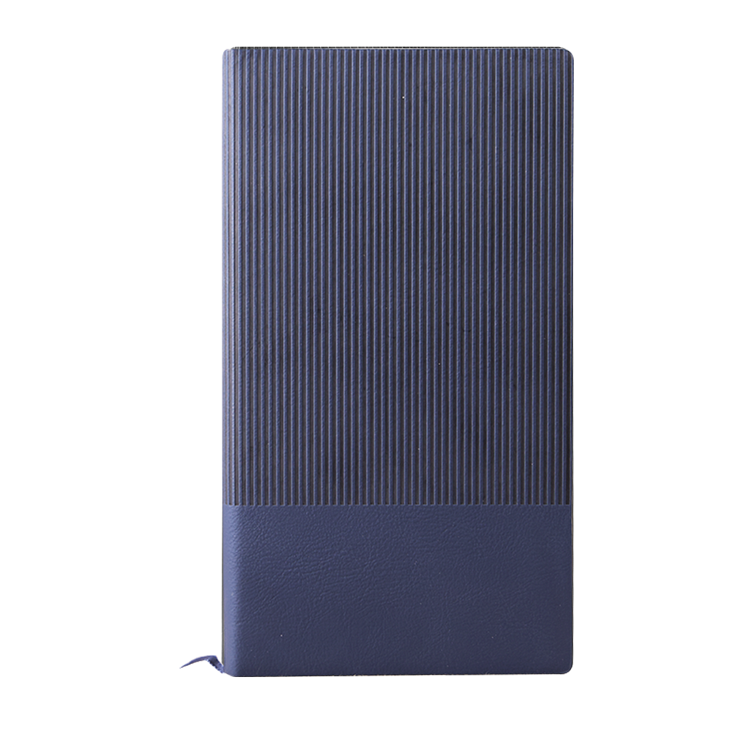 A6 Stylish PU Leather Notebook, Blue