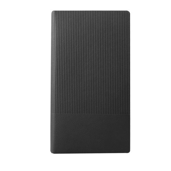 A6 Stylish PU Leather Notebook, Black