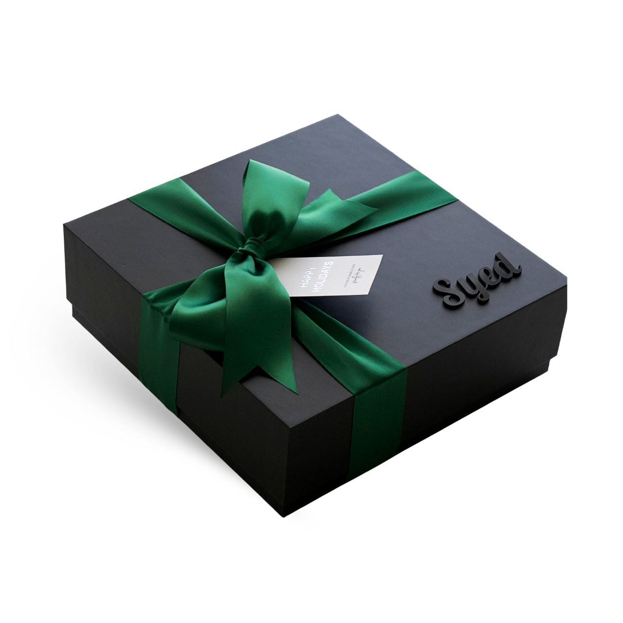 Holidays Black Box | Green Ribbon